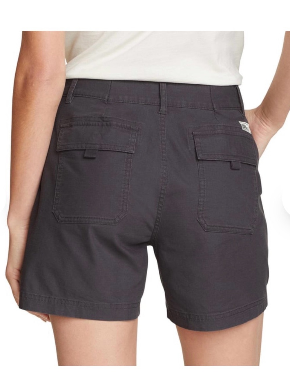 Eddie Bauer Women's Black Utility Shorts - Picture 2 of 4